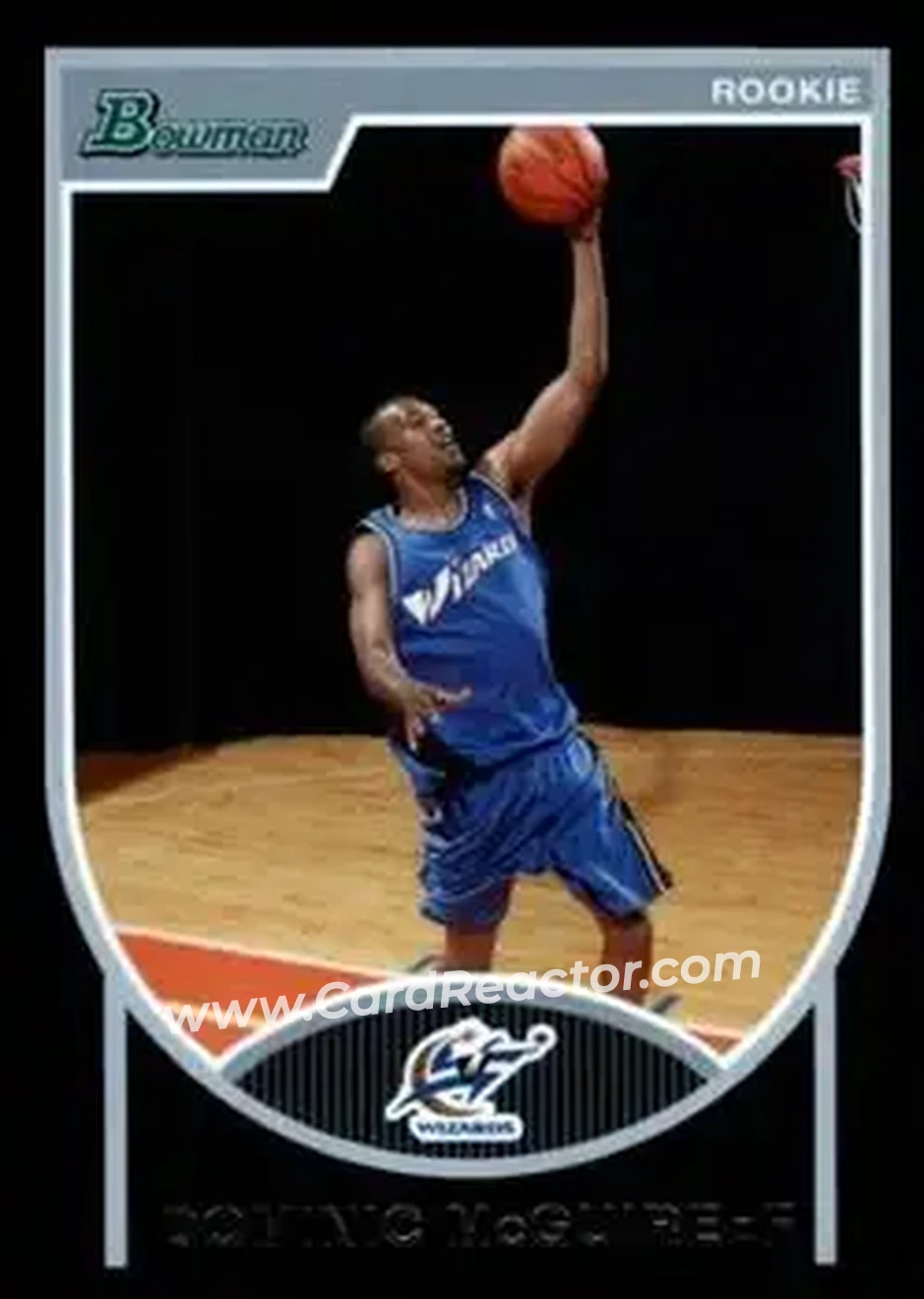 2007-08 Bowman #151 - Dominic McGuire - Washington Wizards - Front 2007-08 Bowman #151 - Dominic McGuire - Washington Wizards - Front