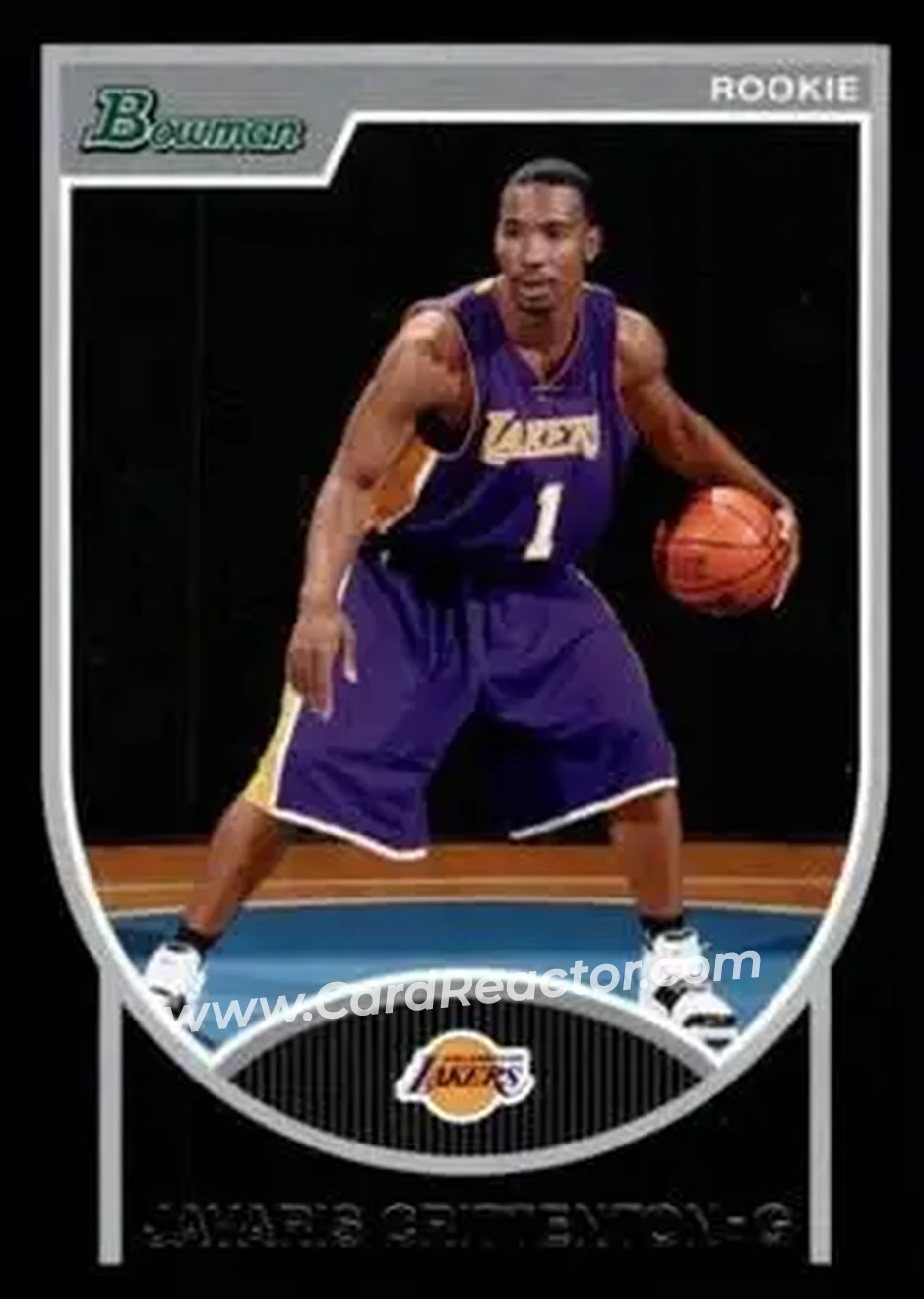 2007-08 Bowman #157 - Javaris Crittenton - Los Angeles Lakers - Front 2007-08 Bowman #157 - Javaris Crittenton - Los Angeles Lakers - Front