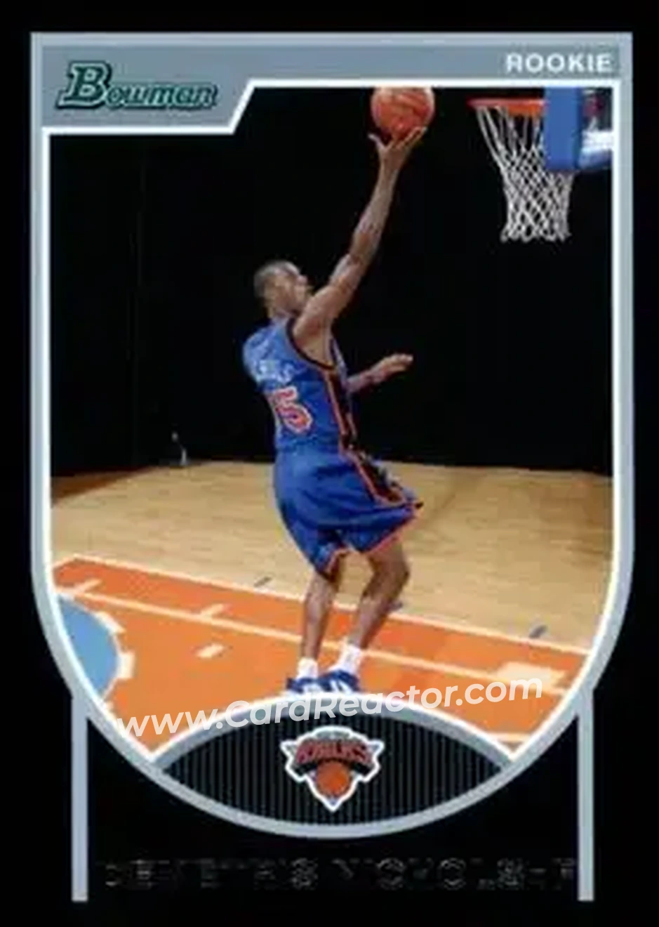 2007-08 Bowman #158 - Demetris Nichols - New York Knicks - Front 2007-08 Bowman #158 - Demetris Nichols - New York Knicks - Front