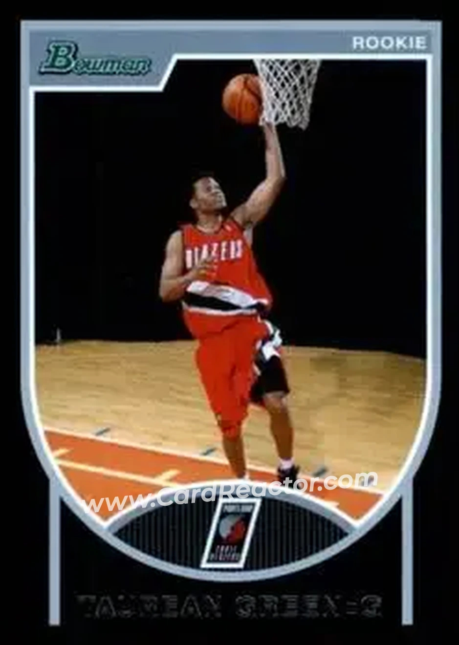 2007-08 Bowman #159 - Taurean Green - Portland Trail Blazers - Front 2007-08 Bowman #159 - Taurean Green - Portland Trail Blazers - Front