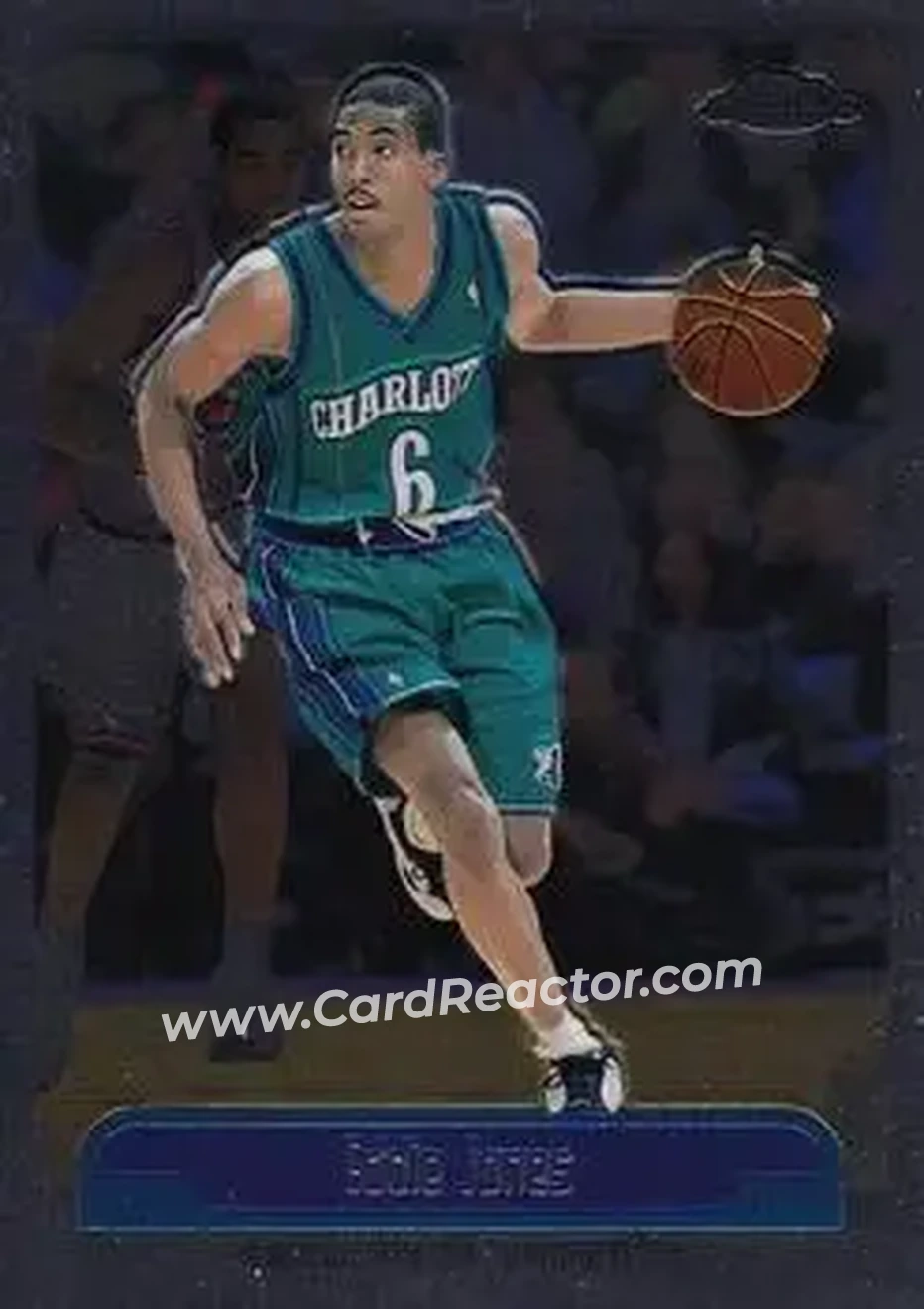 1999-00 Topps Chrome #109 - Eddie Jones - Charlotte Hornets - Front