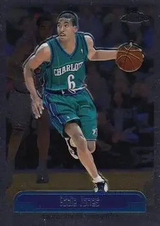 1999-00 Topps Chrome #109 - Eddie Jones - Charlotte Hornets
