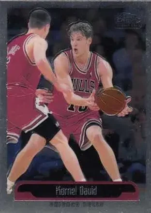 1999-00 Topps Chrome #110 - Kornél Dávid - Chicago Bulls
