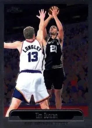 1999-00 Topps Chrome #121 - Tim Duncan - San Antonio Spurs