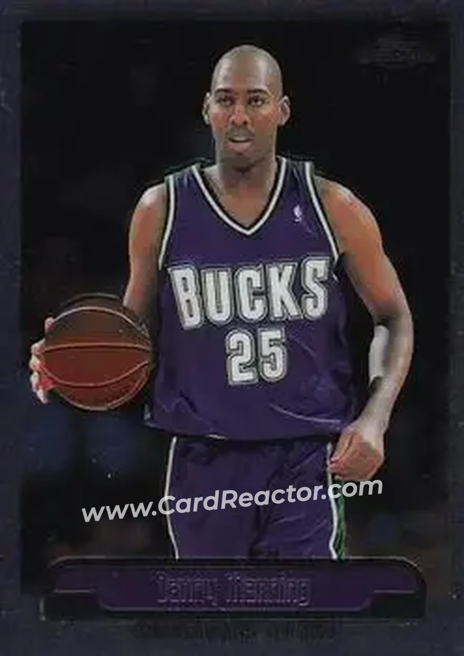 1999-00 Topps Chrome #122 - Danny Manning - Milwaukee Bucks - Front