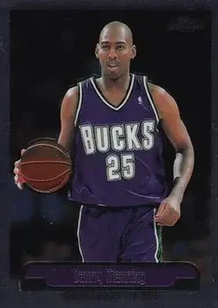 1999-00 Topps Chrome #122 - Danny Manning - Milwaukee Bucks
