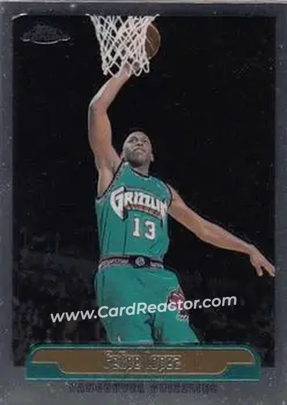1999-00 Topps Chrome #130 - Felipe López - Vancouver Grizzlies - Front 1999-00 Topps Chrome #130 - Felipe López - Vancouver Grizzlies - Front