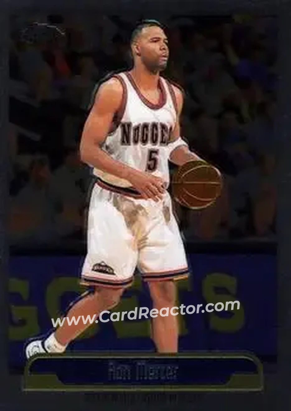 1999-00 Topps Chrome #131 - Ron Mercer - Denver Nuggets - Front 1999-00 Topps Chrome #131 - Ron Mercer - Denver Nuggets - Front
