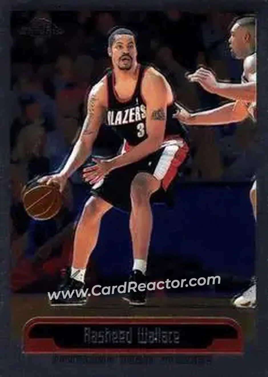 1999-00 Topps Chrome #139 - Rasheed Wallace - Portland Trail Blazers - Front