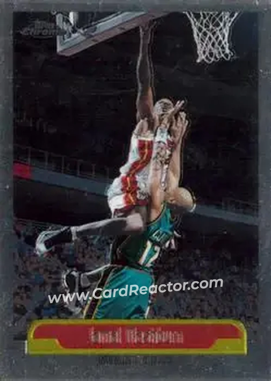 1999-00 Topps Chrome #141 - Jamal Mashburn - Miami Heat - Front