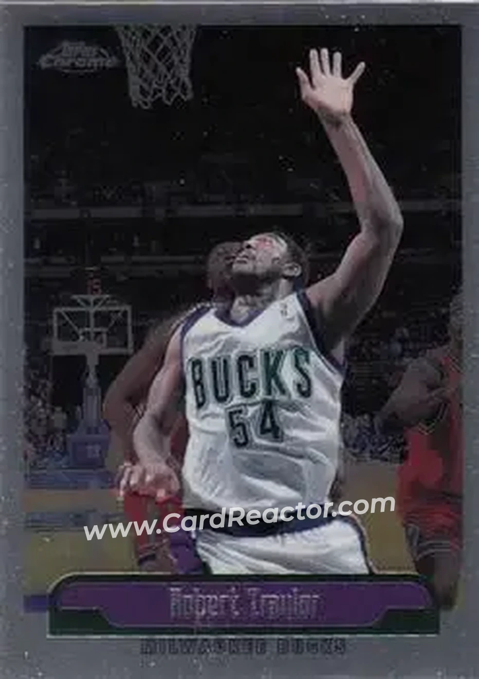 1999-00 Topps Chrome #144 - Robert Traylor - Milwaukee Bucks - Front 1999-00 Topps Chrome #144 - Robert Traylor - Milwaukee Bucks - Front