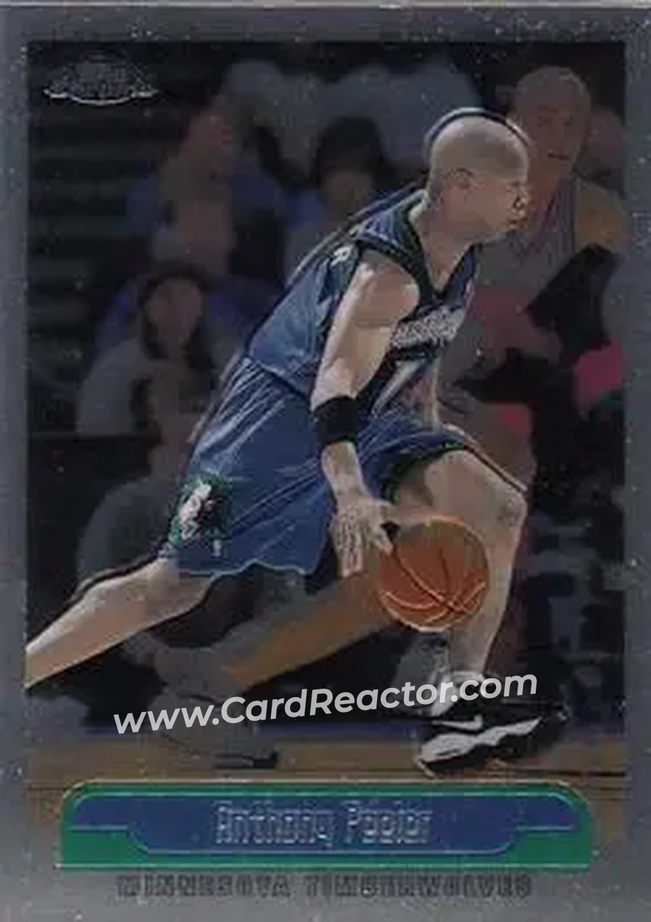 1999-00 Topps Chrome #151 - Anthony Peeler - Minnesota Timberwolves - Front