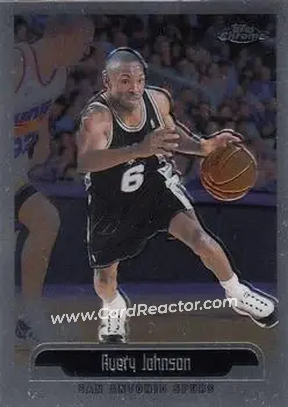 1999-00 Topps Chrome #156 - Avery Johnson - San Antonio Spurs - Front