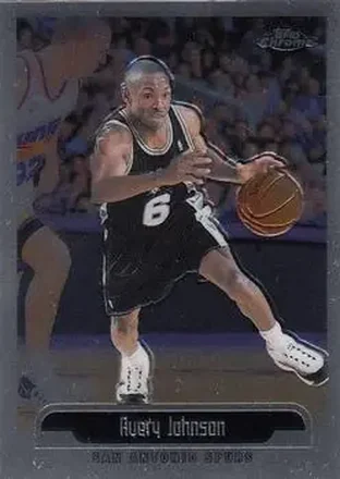 1999-00 Topps Chrome #156 - Avery Johnson - San Antonio Spurs