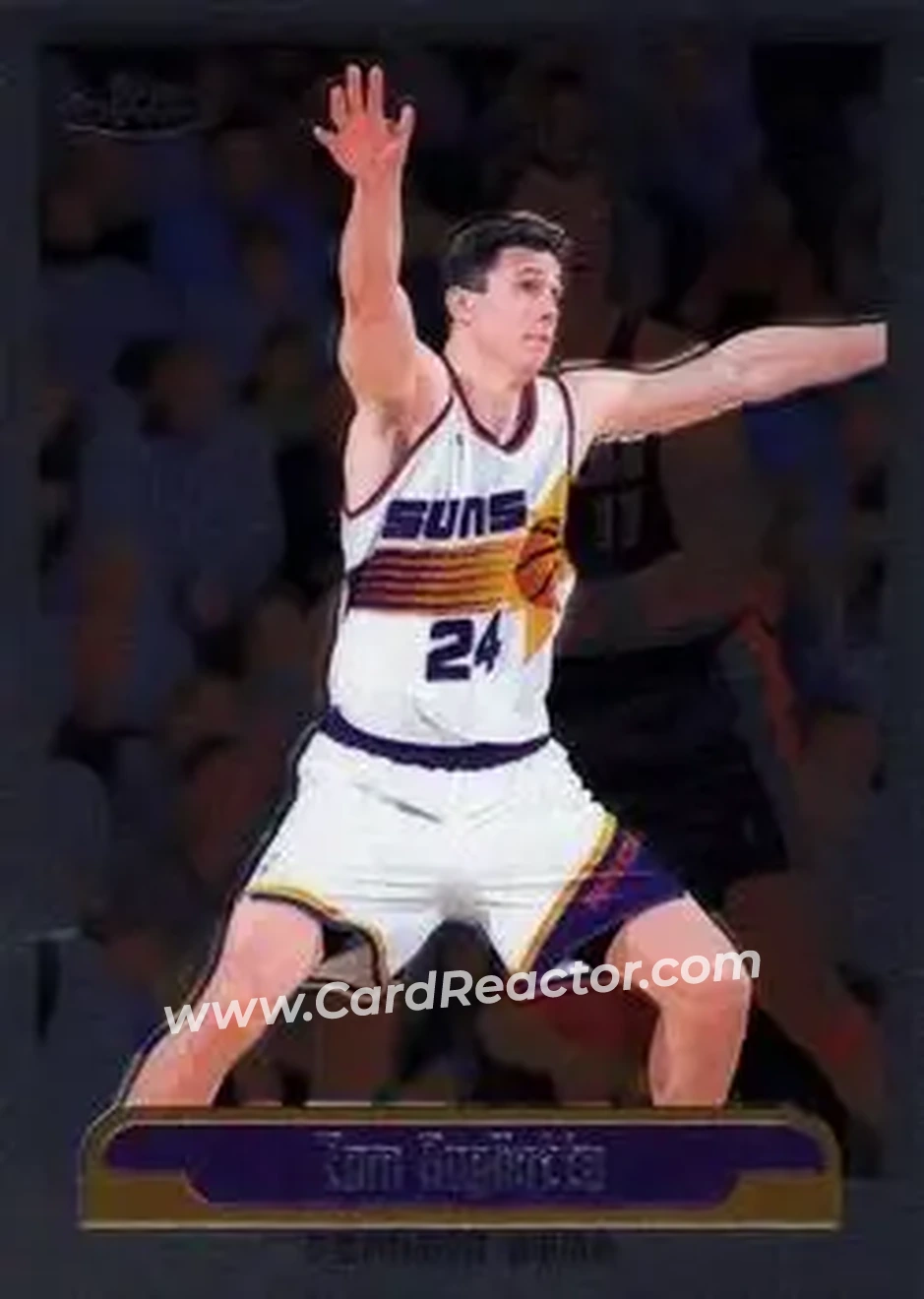 1999-00 Topps Chrome #158 - Tom Gugliotta - Phoenix Suns - Front 1999-00 Topps Chrome #158 - Tom Gugliotta - Phoenix Suns - Front