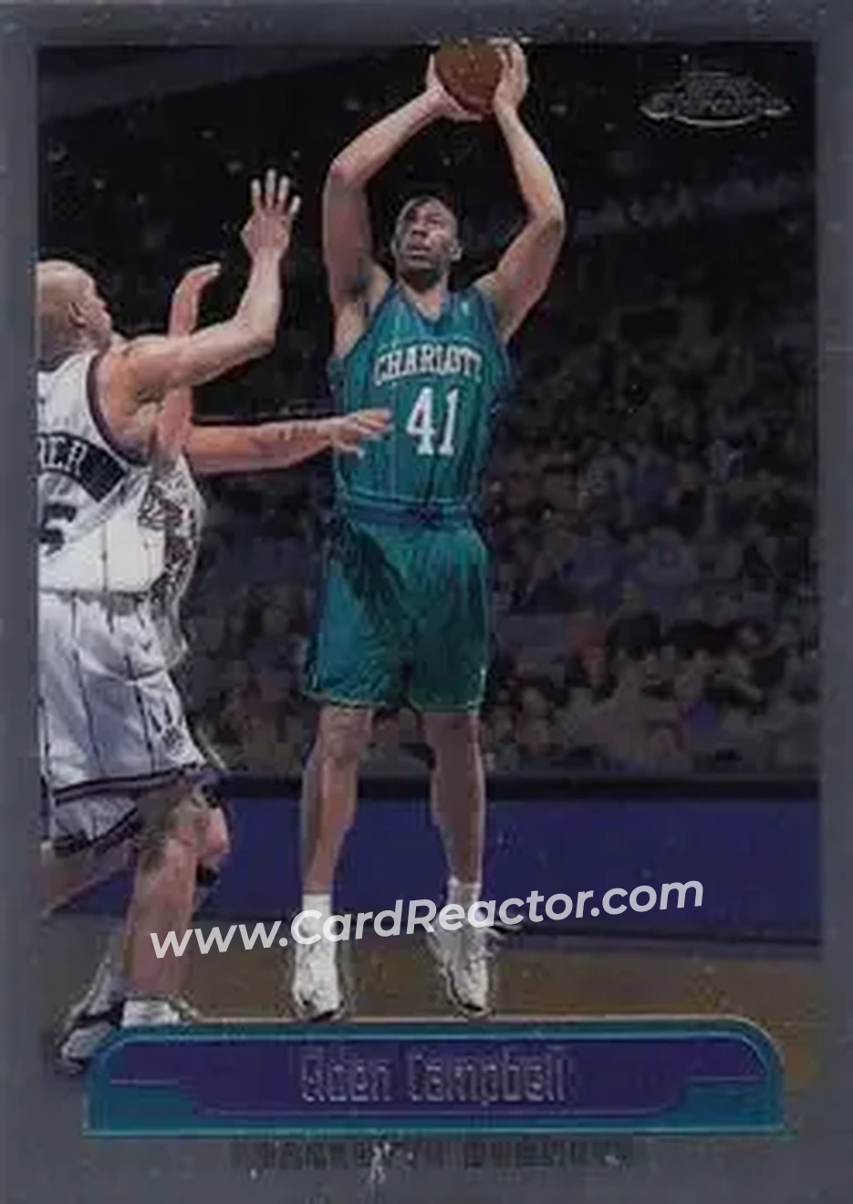 1999-00 Topps Chrome #165 - Elden Campbell - Charlotte Hornets - Front 1999-00 Topps Chrome #165 - Elden Campbell - Charlotte Hornets - Front