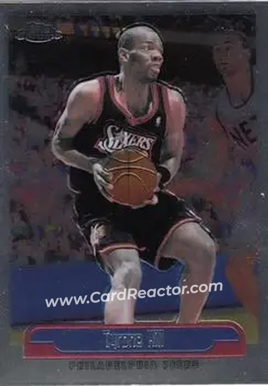 1999-00 Topps Chrome #173 - Tyrone Hill - Philadelphia 76ers - Front