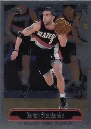 1999-00 Topps Chrome #174 - Damon Stoudamire - Portland Trail Blazers