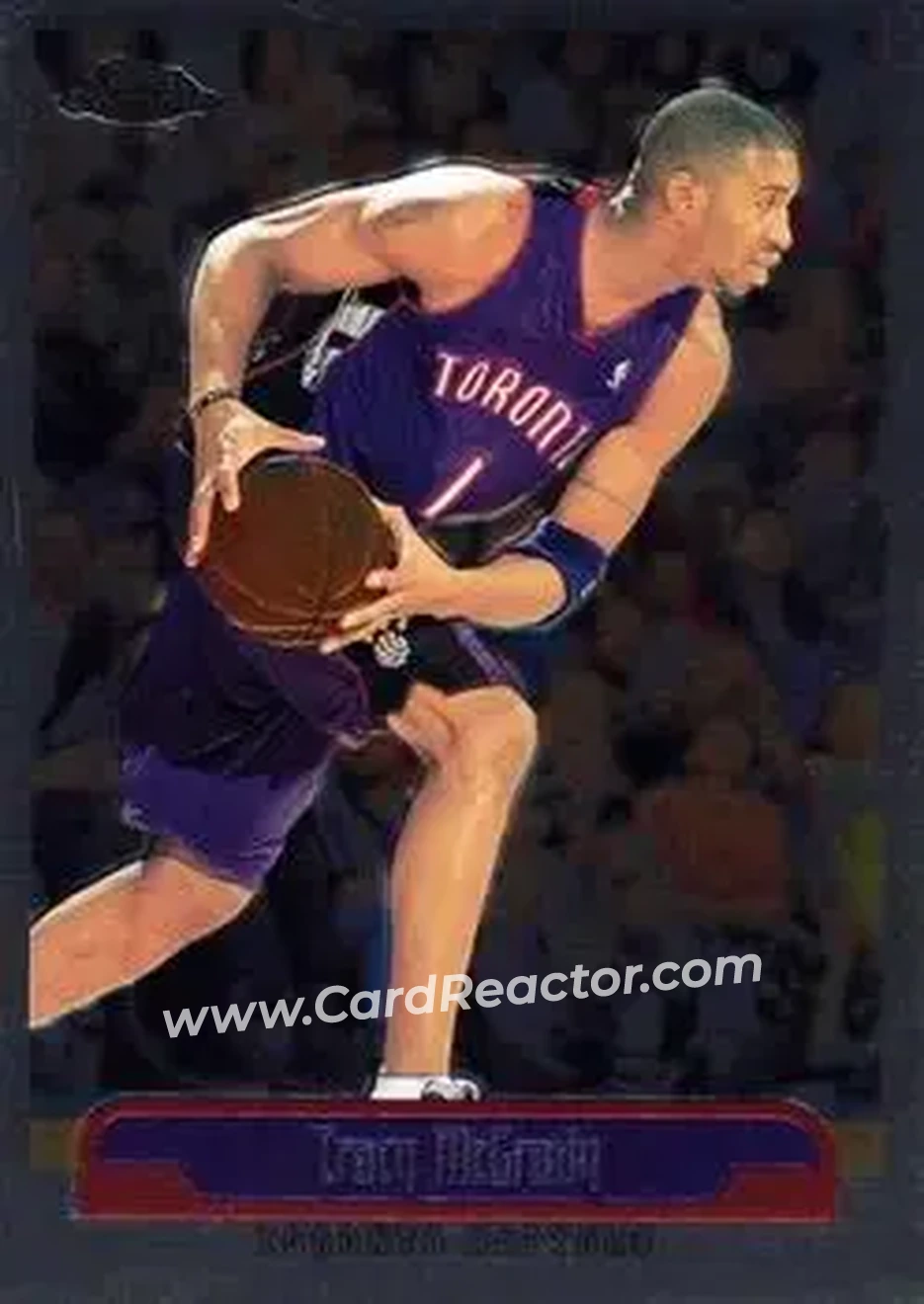 1999-00 Topps Chrome #178 - Tracy McGrady - Toronto Raptors - Front 1999-00 Topps Chrome #178 - Tracy McGrady - Toronto Raptors - Front