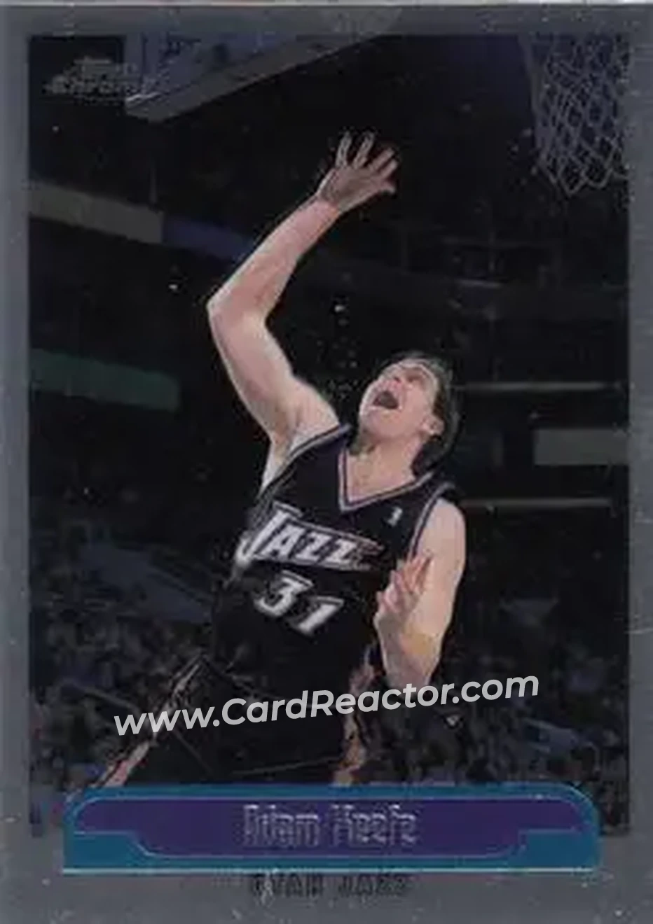 1999-00 Topps Chrome #179 - Adam Keefe - Utah Jazz - Front 1999-00 Topps Chrome #179 - Adam Keefe - Utah Jazz - Front