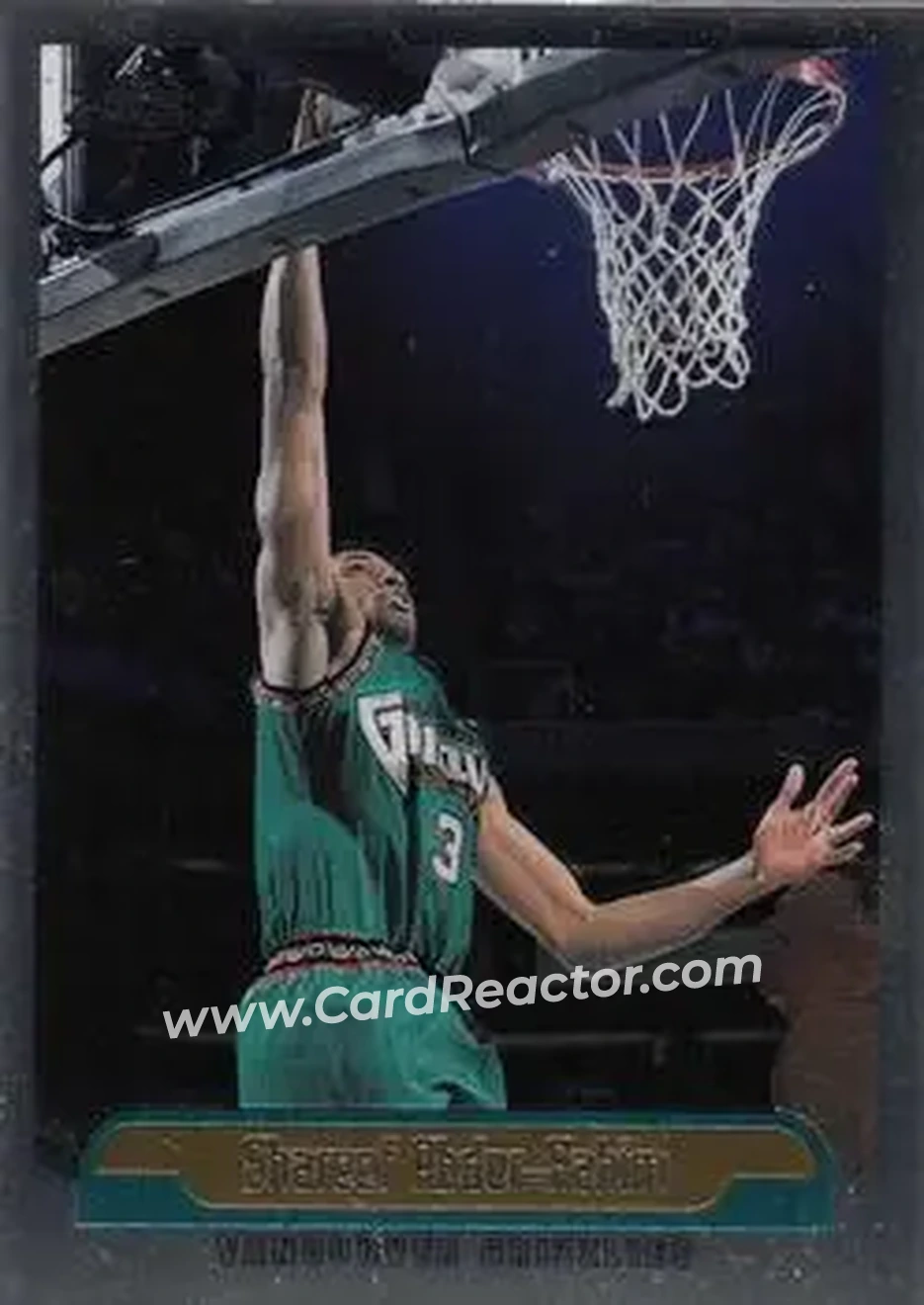 1999-00 Topps Chrome #180 - Shareef Abdur-Rahim - Vancouver Grizzlies - Front