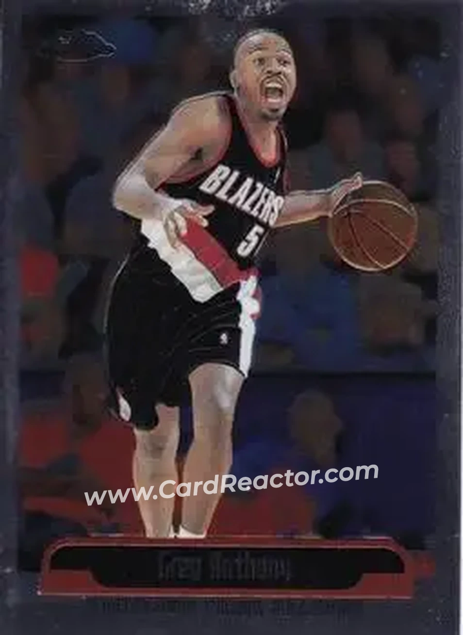 1999-00 Topps Chrome #197 - Greg Anthony - Portland Trail Blazers - Front