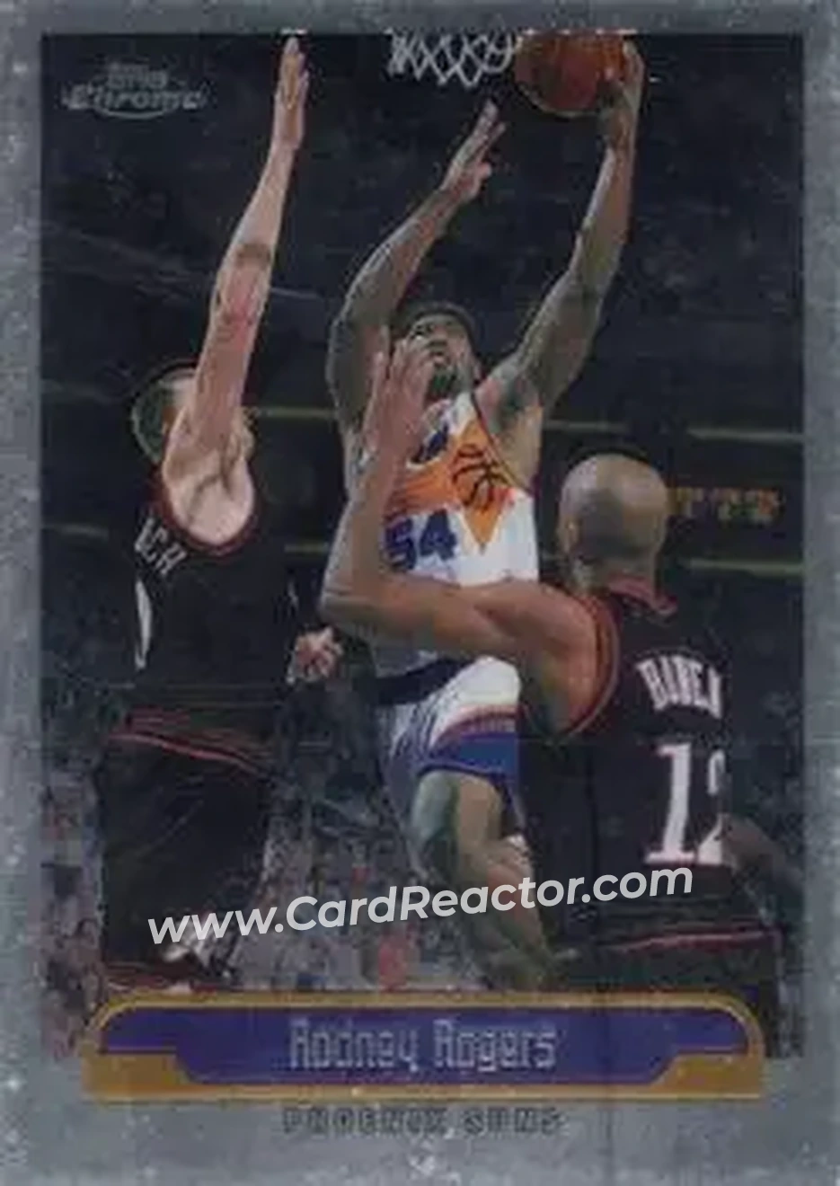 1999-00 Topps Chrome #198 - Rodney Rogers - Phoenix Suns - Front