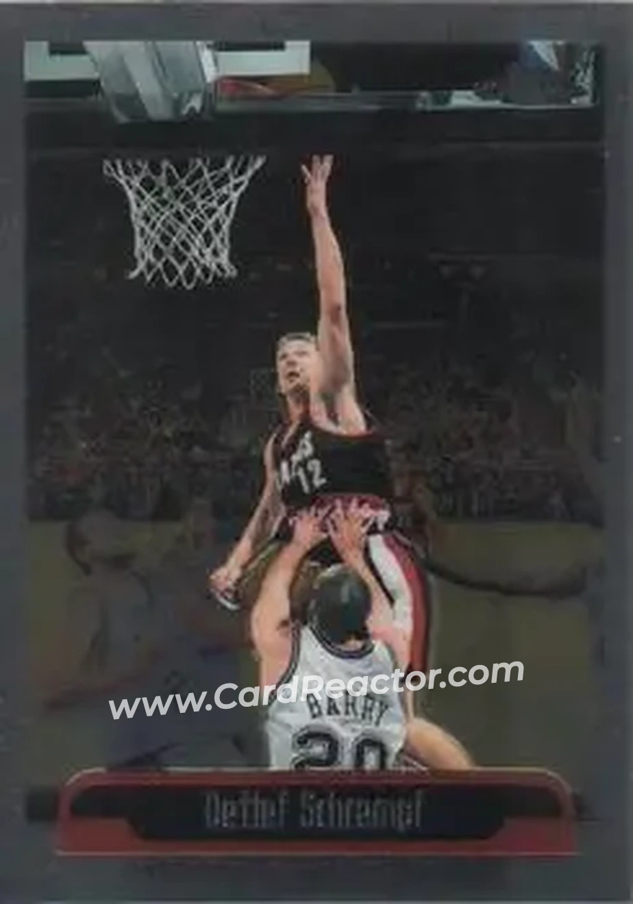 1999-00 Topps Chrome #199 - Detlef Schrempf - Portland Trail Blazers - Front