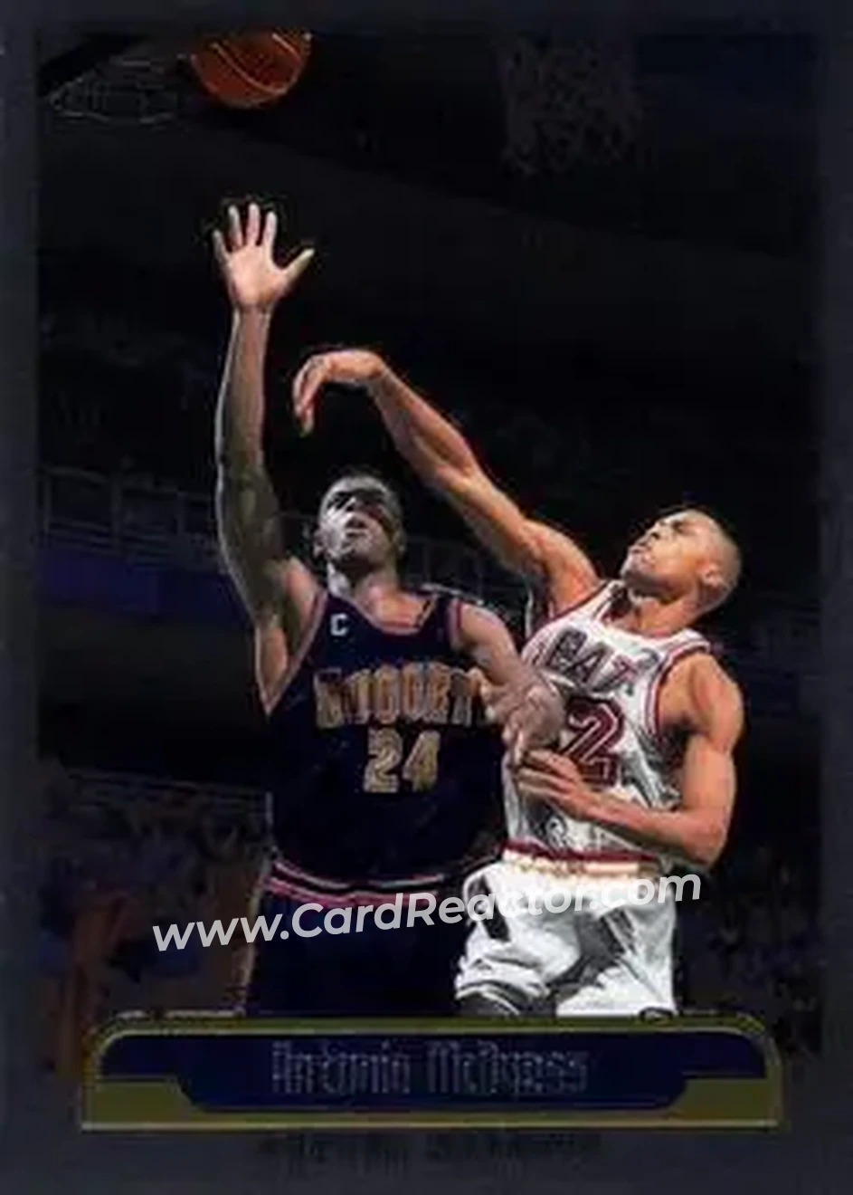 1999-00 Topps Chrome #205 - Antonio McDyess - Denver Nuggets - Front
