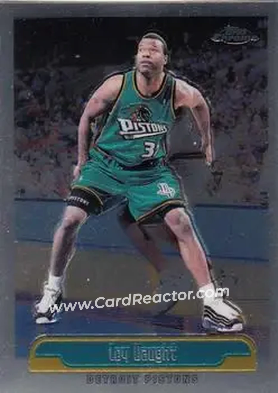 1999-00 Topps Chrome #209 - Loy Vaught - Detroit Pistons - Front