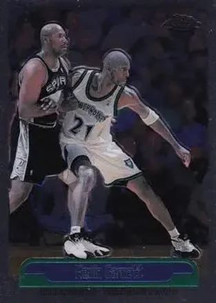 1999-00 Topps Chrome #210 - Kevin Garnett - Minnesota Timberwolves 1999-00 Topps Chrome #210 - Kevin Garnett - Minnesota Timberwolves