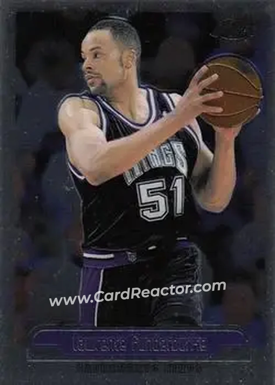 1999-00 Topps Chrome #214 - Lawrence Funderburke - Sacramento Kings - Front