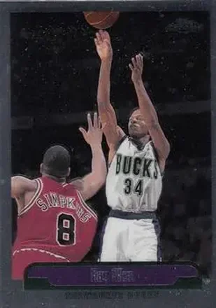 1999-00 Topps Chrome #218 - Ray Allen - Milwaukee Bucks