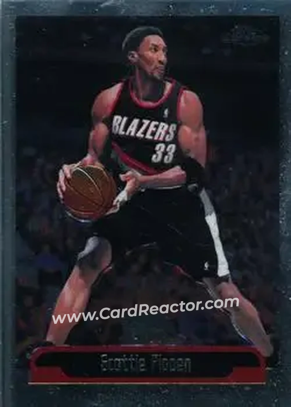 1999-00 Topps Chrome #230 - Scottie Pippen - Portland Trail Blazers - Front 1999-00 Topps Chrome #230 - Scottie Pippen - Portland Trail Blazers - Front