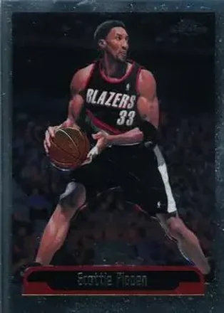 1999-00 Topps Chrome #230 - Scottie Pippen - Portland Trail Blazers