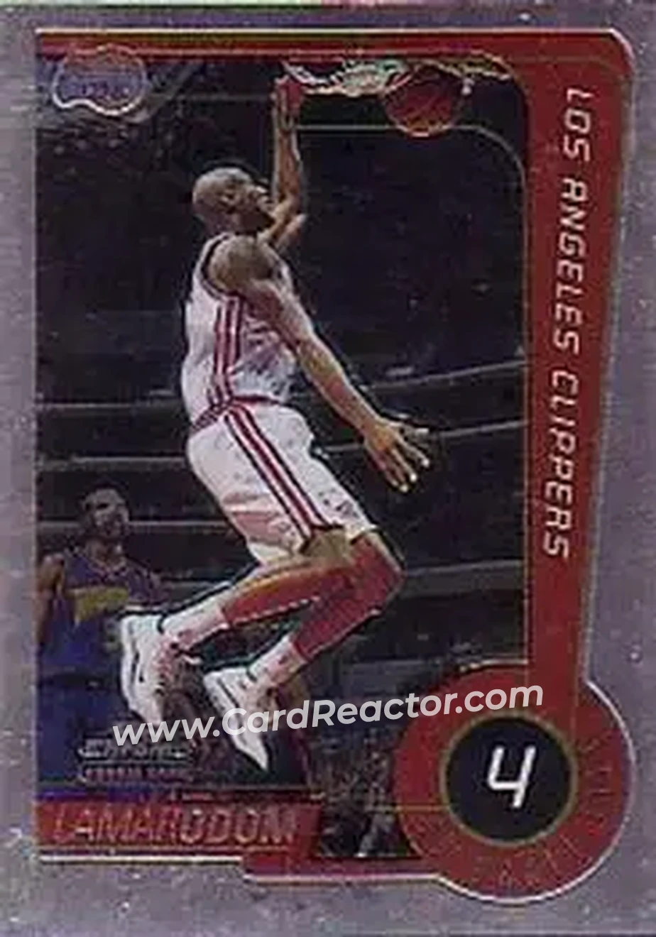 1999-00 Topps Chrome #231 - Lamar Odom - Los Angeles Clippers - Front