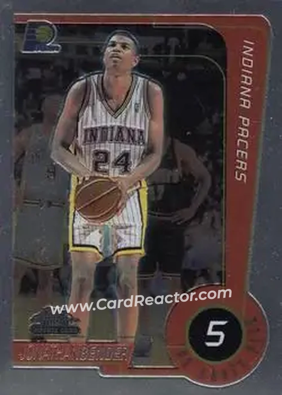 1999-00 Topps Chrome #232 - Jonathan Bender - Indiana Pacers - Front