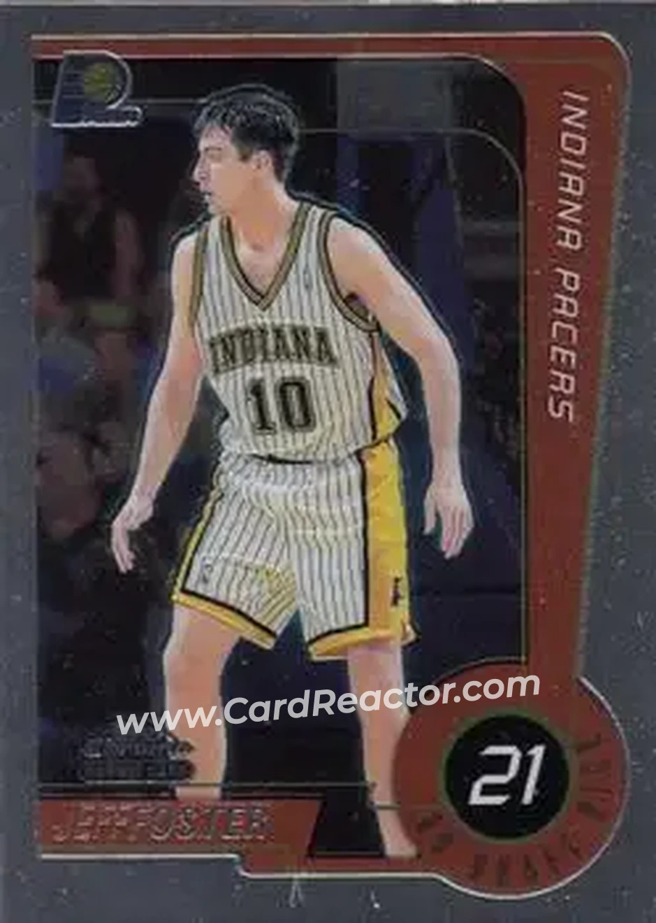 1999-00 Topps Chrome #240 - Jeff Foster - Indiana Pacers - Front