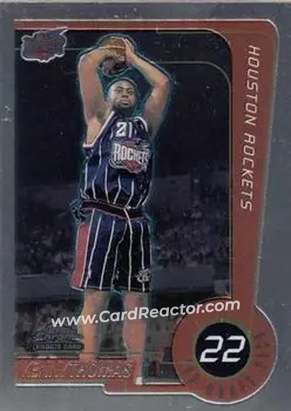 1999-00 Topps Chrome #241 - Kenny Thomas - Houston Rockets - Front