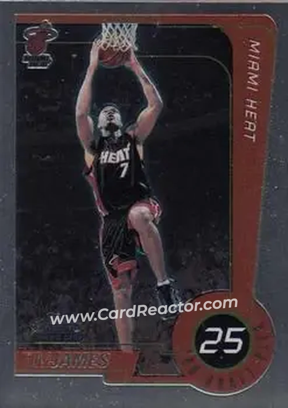 1999-00 Topps Chrome #243 - Tim James - Miami Heat - Front