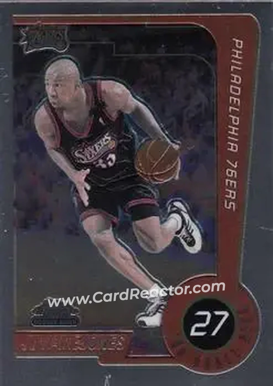 1999-00 Topps Chrome #245 - Jumaine Jones - Philadelphia 76ers - Front