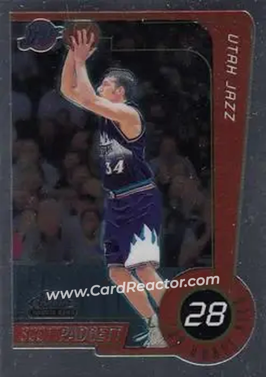 1999-00 Topps Chrome #246 - Scott Padgett - Utah Jazz - Front