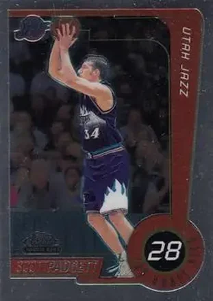 1999-00 Topps Chrome #246 - Scott Padgett - Utah Jazz