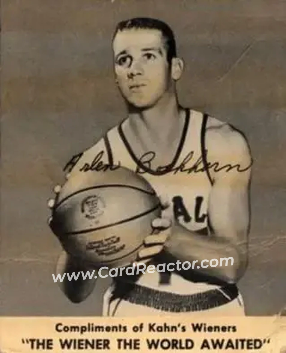 1958-59 Kahn's Cincinnati Royals #NNO - Arlen Bockhorn - Cincinnati Royals - Front