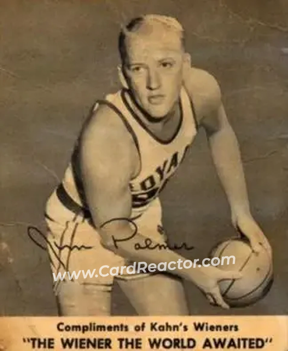 1958-59 Kahn's Cincinnati Royals #NNO - George Palmer - Cincinnati Royals - Front