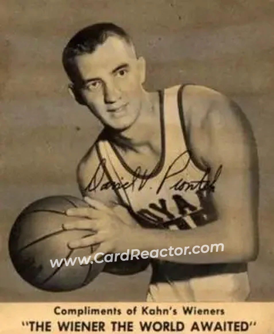 1958-59 Kahn's Cincinnati Royals #NNO - Dave Piontek - Cincinnati Royals - Front 1958-59 Kahn's Cincinnati Royals #NNO - Dave Piontek - Cincinnati Royals - Front