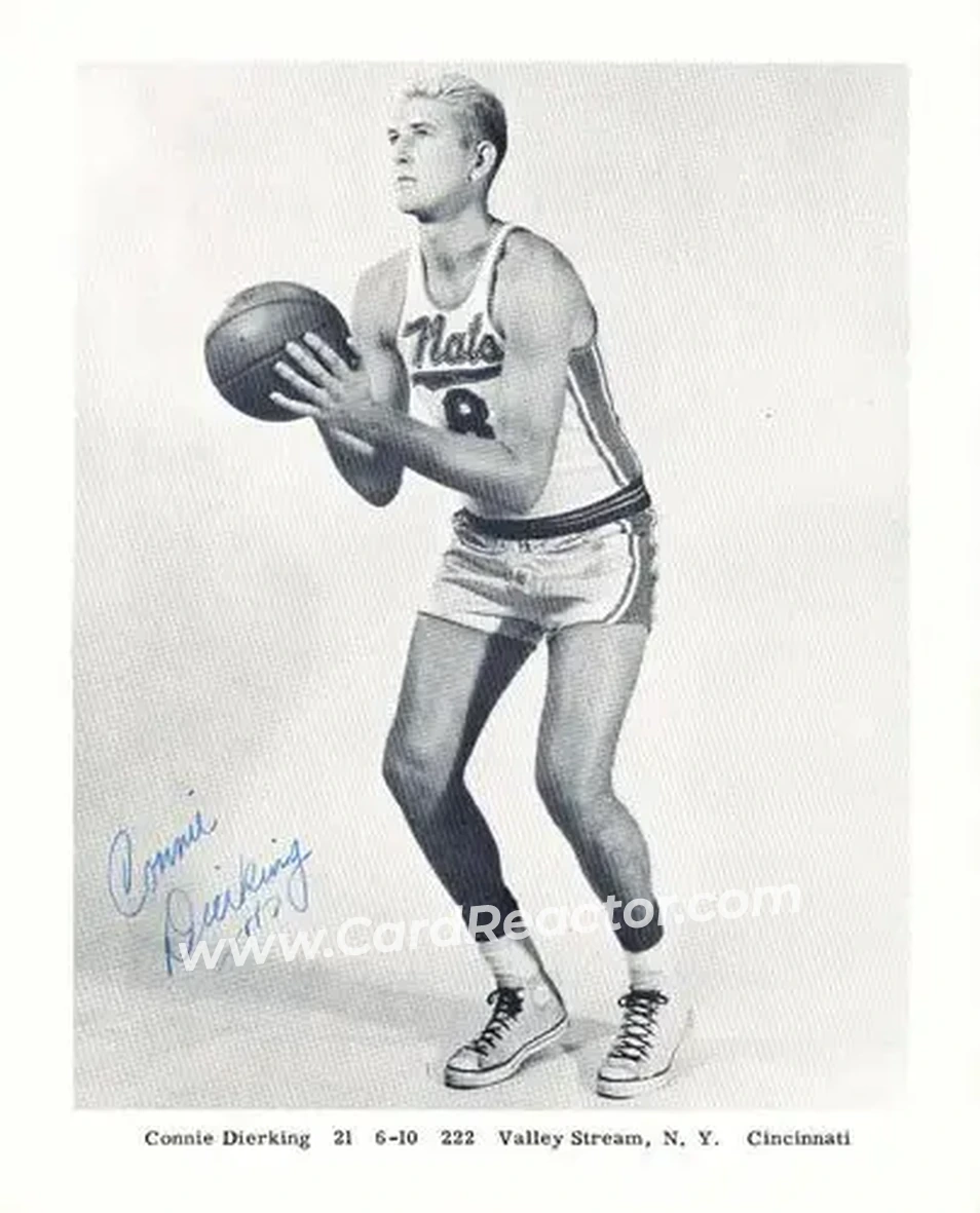 1958-59 Syracuse Nationals #NNO - Connie Dierking - Syracuse Nationals - Front
