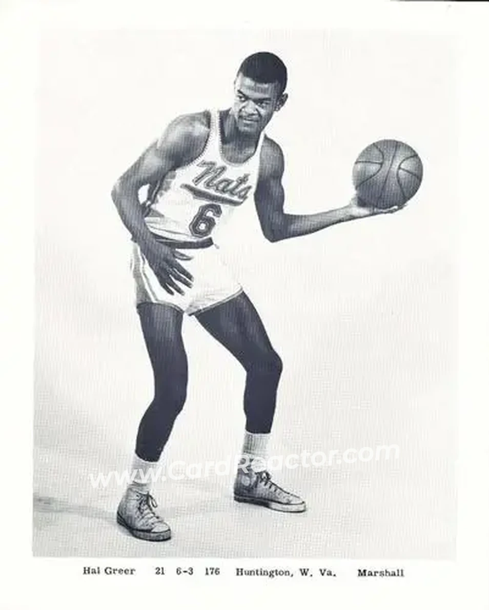 1958-59 Syracuse Nationals #NNO - Hal Greer - Syracuse Nationals - Front 1958-59 Syracuse Nationals #NNO - Hal Greer - Syracuse Nationals - Front