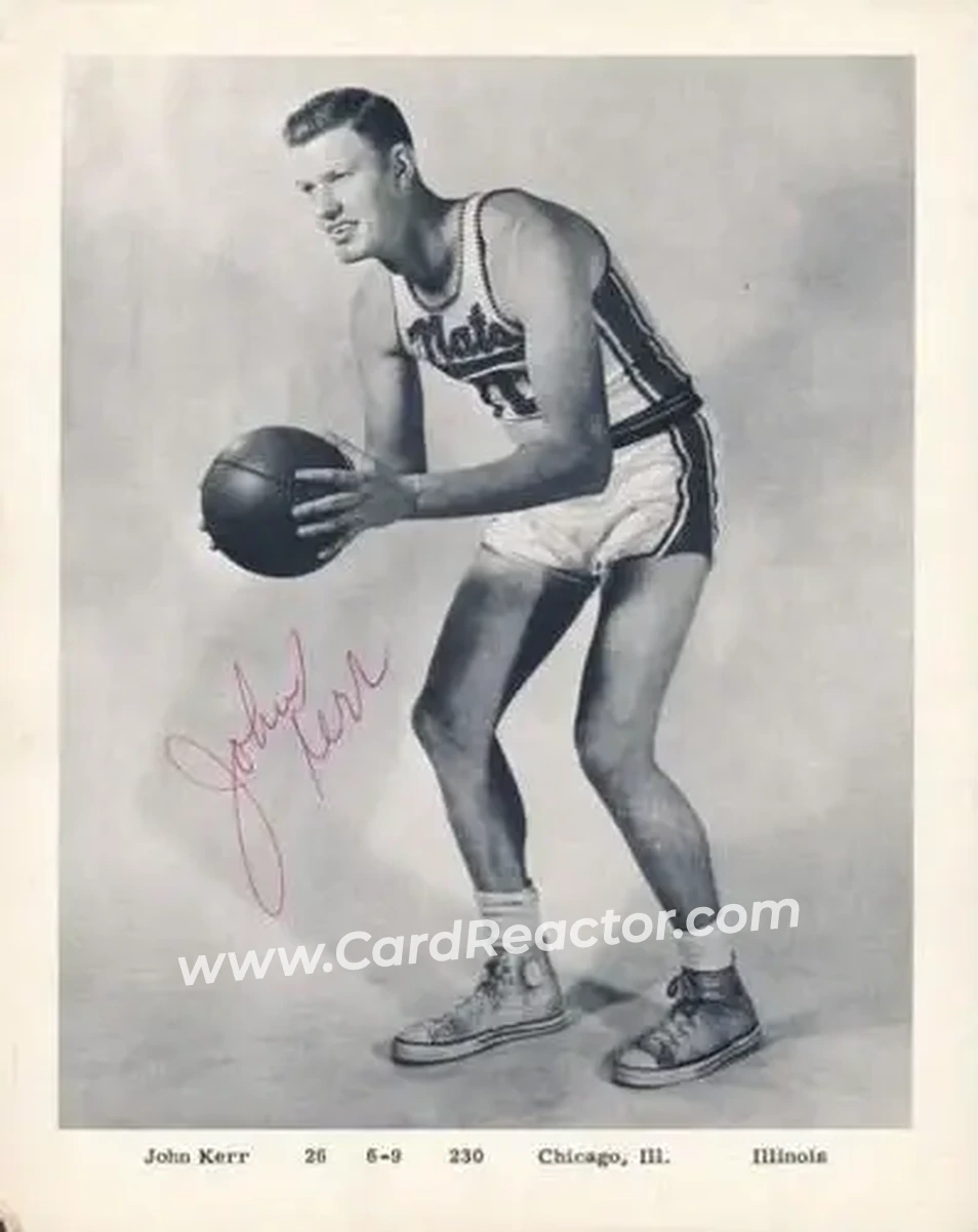1958-59 Syracuse Nationals #NNO - John Kerr - Syracuse Nationals - Front