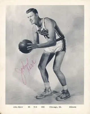 1958-59 Syracuse Nationals #NNO - John Kerr - Syracuse Nationals 1958-59 Syracuse Nationals #NNO - John Kerr - Syracuse Nationals